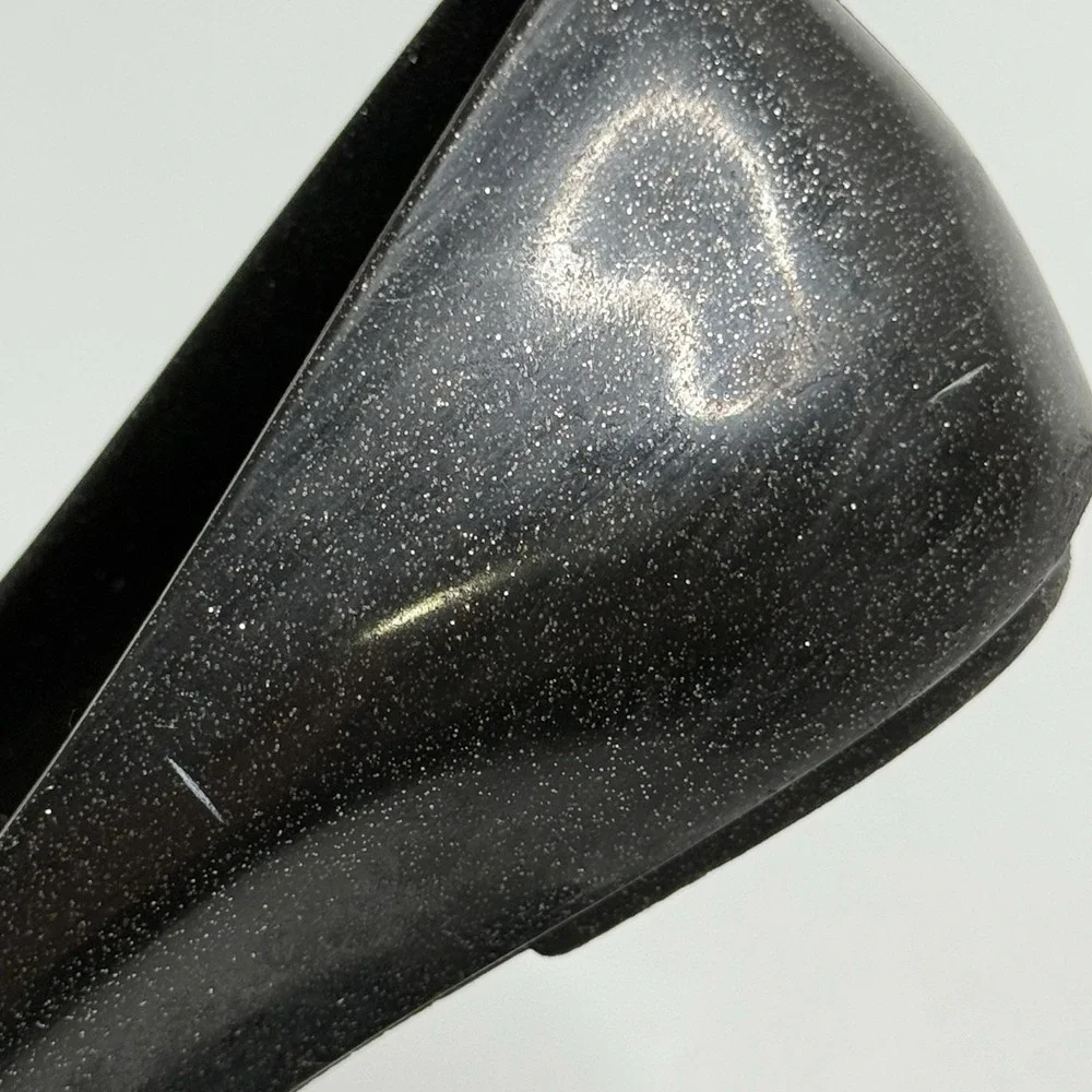 Melissa Space Love x Jason Wu Black Glitter Ballet Flat Shoes Girls US‎ 11 Bow